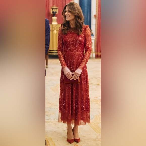 Red sequin dress - Picture 4 of 4